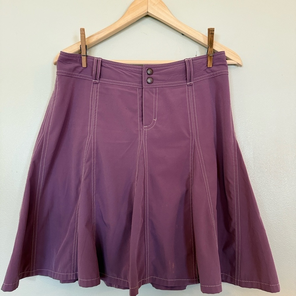 Athleta Elegant A-Line Skirt in Plum Size 6 - Picture 11 of 11